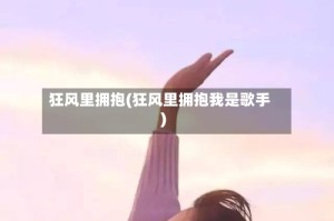 狂风里拥抱(狂风里拥抱我是歌手)