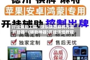 开挂辅助工具“微乐陕西麻将万能开挂器”(辅助神器)开挂详细教程