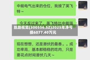 丝路视觉(300556.SZ)2025年净亏损6077.40万元