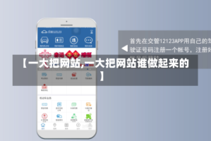 【一大把网站,一大把网站谁做起来的】