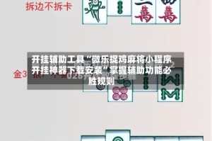 开挂辅助工具“微乐捉鸡麻将小程序开挂神器下载安装”掌握辅助功能必胜规则