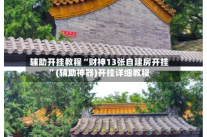 辅助开挂教程“财神13张自建房开挂”(辅助神器)开挂详细教程