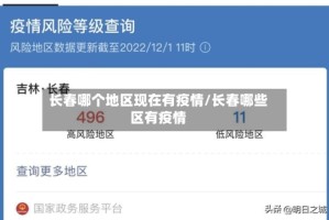 长春哪个地区现在有疫情/长春哪些区有疫情