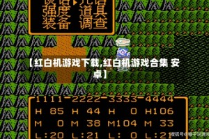 【红白机游戏下载,红白机游戏合集 安卓】