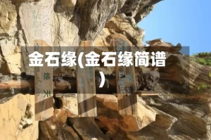 金石缘(金石缘简谱)