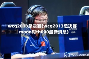 wcg2013总决赛(wcg2013总决赛moon对th000最新消息)