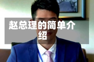 赵总理的简单介绍