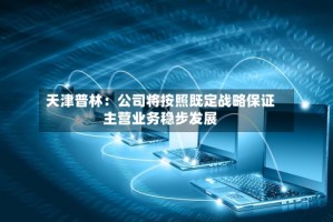 天津普林：公司将按照既定战略保证主营业务稳步发展