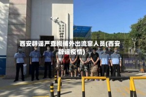 西安辟谣严查拘捕外出流窜人员(西安辟谣疫情)