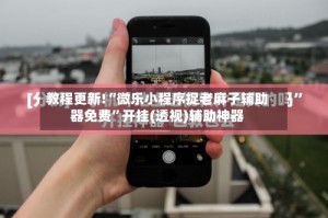 教程更新!“微乐小程序捉老麻子辅助器免费”开挂(透视)辅助神器