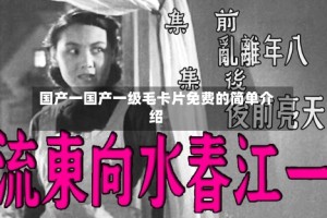 国产一国产一级毛卡片免费的简单介绍
