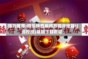 强力推荐:微乐陕西麻将万能开挂器!(透视挂)辅助下载教程
