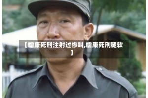 【糯康死刑注射过惨叫,糯康死刑腿软】