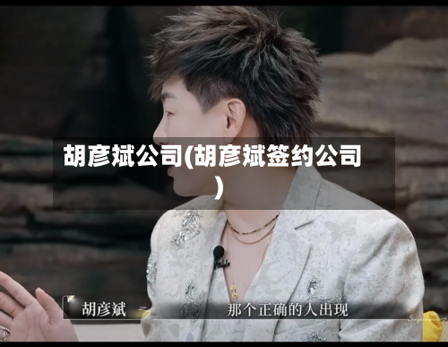 胡彦斌公司(胡彦斌签约公司)-第2张图片