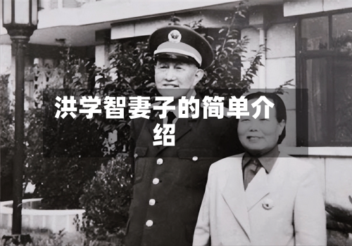 洪学智妻子的简单介绍-第1张图片