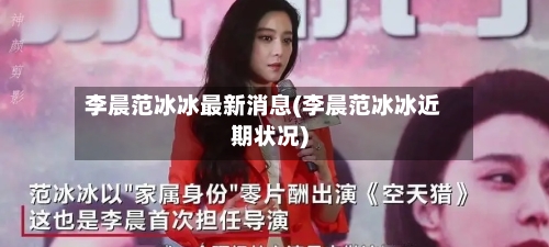 李晨范冰冰最新消息(李晨范冰冰近期状况)-第1张图片