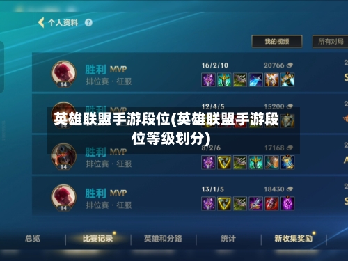 英雄联盟手游段位(英雄联盟手游段位等级划分)-第2张图片
