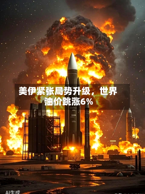 美伊紧张局势升级，世界油价跳涨6%-第2张图片
