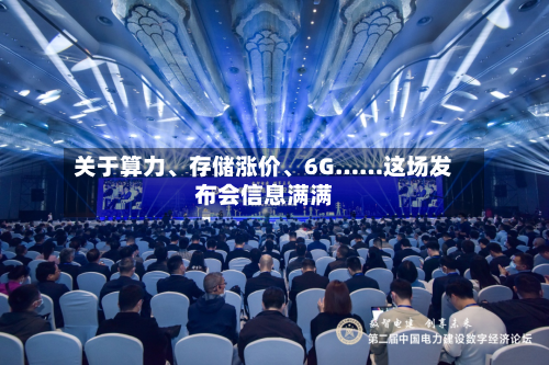 关于算力、存储涨价、6G……这场发布会信息满满-第3张图片