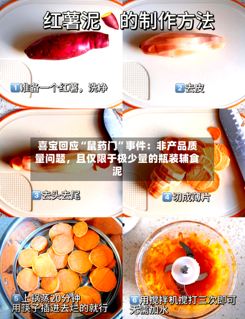 喜宝回应“鼠药门”事件：非产品质量问题	，且仅限于极少量的瓶装辅食泥-第1张图片