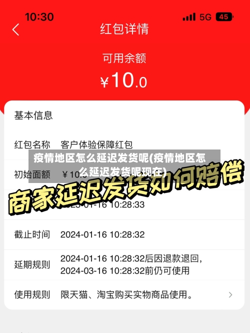 疫情地区怎么延迟发货呢(疫情地区怎么延迟发货呢现在)-第1张图片