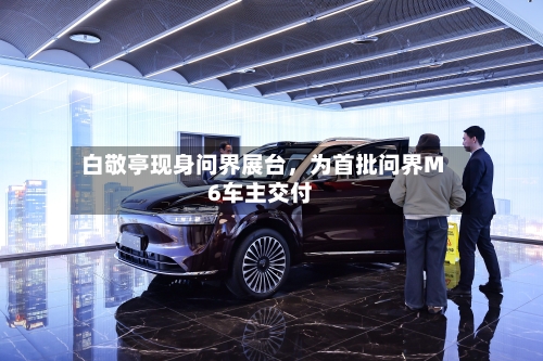 白敬亭现身问界展台，为首批问界M6车主交付-第2张图片
