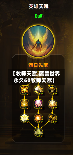 【牧师天赋,魔兽世界永久60牧师天赋】-第1张图片