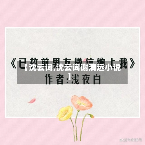【沈云词,沈云词谢清远小说】-第1张图片