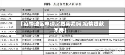 【疫情地区申请房贷容易吗,疫情贷款买房】-第3张图片