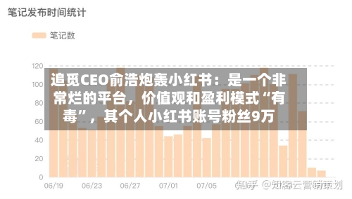 追觅CEO俞浩炮轰小红书：是一个非常烂的平台，价值观和盈利模式“有毒	”，其个人小红书账号粉丝9万-第2张图片