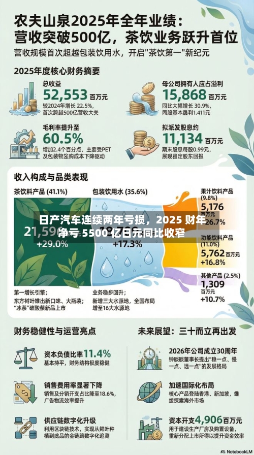 日产汽车连续两年亏损	，2025 财年净亏 5500 亿日元同比收窄-第3张图片