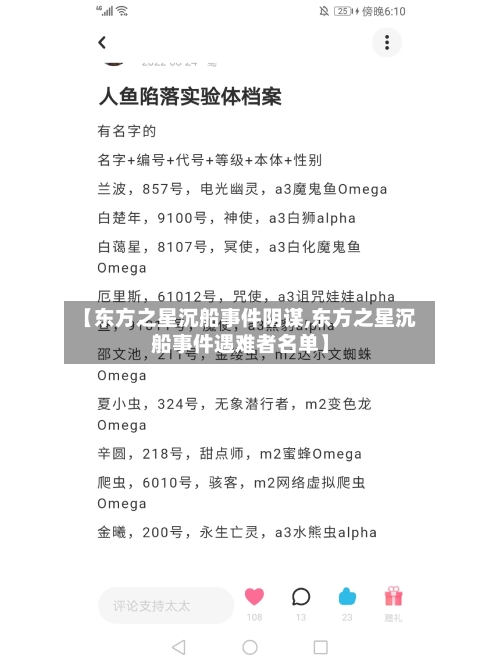 【东方之星沉船事件阴谋,东方之星沉船事件遇难者名单】-第2张图片