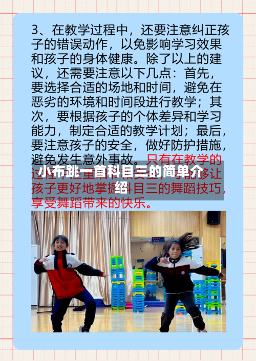 小布跳一首科目三的简单介绍-第2张图片