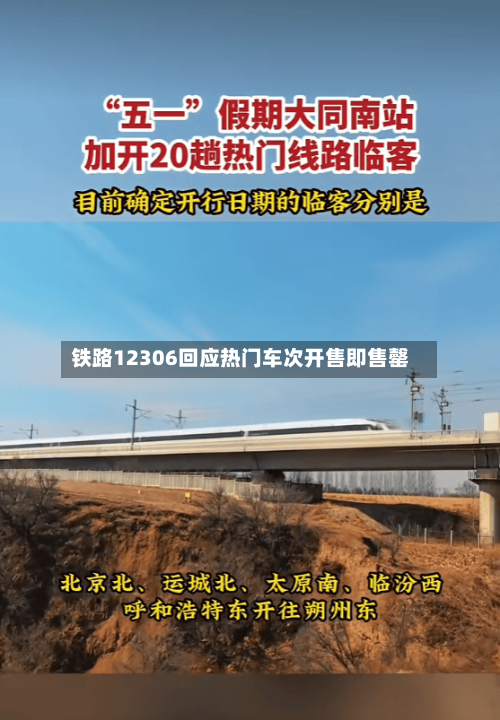 铁路12306回应热门车次开售即售罄-第1张图片
