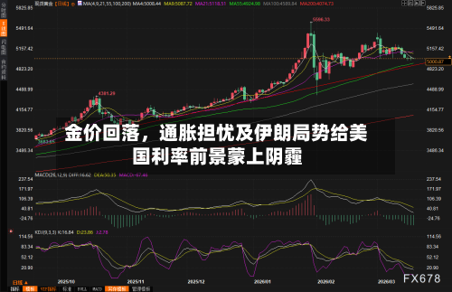 金价回落	，通胀担忧及伊朗局势给美国利率前景蒙上阴霾-第2张图片