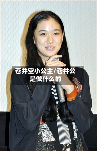 苍井空小公主/苍井公是做什么的-第1张图片