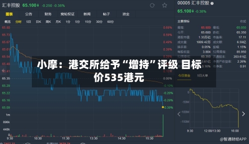 小摩：港交所给予“增持”评级 目标价535港元-第2张图片