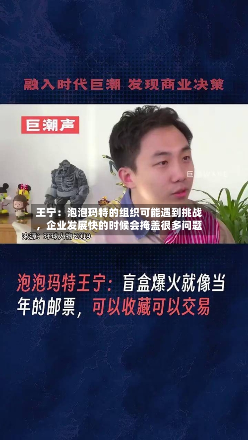 王宁：泡泡玛特的组织可能遇到挑战，企业发展快的时候会掩盖很多问题-第1张图片