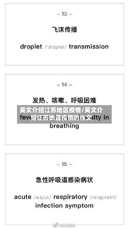 英文介绍江苏地区疫情/英文介绍江苏地区疫情的作文-第1张图片