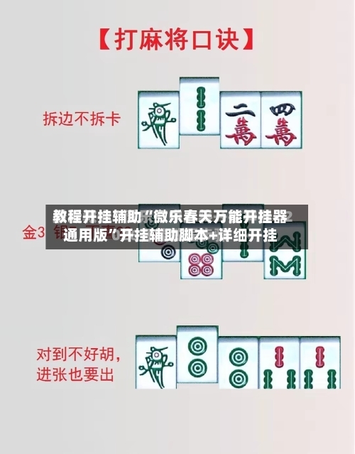 教程开挂辅助“微乐春天万能开挂器通用版”开挂辅助脚本+详细开挂-第2张图片