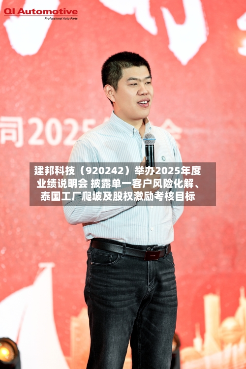 建邦科技（920242）举办2025年度业绩说明会 披露单一客户风险化解、泰国工厂爬坡及股权激励考核目标-第3张图片