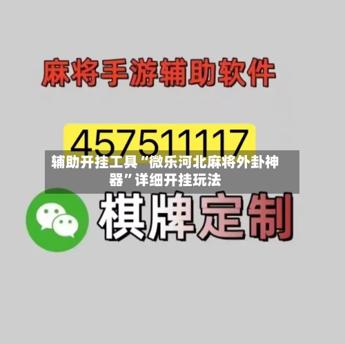 辅助开挂工具“微乐河北麻将外卦神器	”详细开挂玩法-第2张图片
