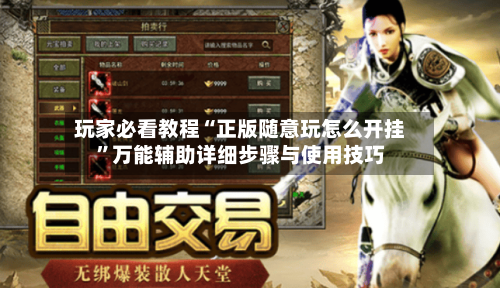 玩家必看教程“正版随意玩怎么开挂”万能辅助详细步骤与使用技巧-第2张图片
