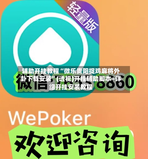 辅助开挂教程“微乐贵阳捉鸡麻将外卦下载安装”(透视)开挂辅助脚本+详细开挂安装教程-第1张图片