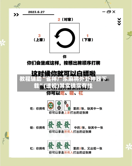 教程辅助“雀神广东麻将外卦神器下载”(透视)其实确实有挂-第2张图片