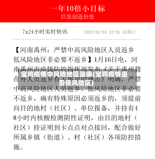 宝鸡疫情中风险地区是哪(宝鸡疫情是否低风险区)-第3张图片