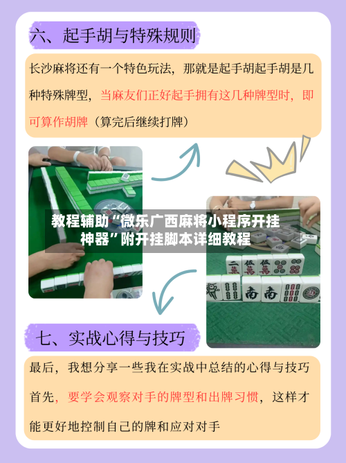 教程辅助“微乐广西麻将小程序开挂神器”附开挂脚本详细教程-第3张图片