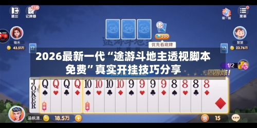 2026最新一代“途游斗地主透视脚本免费	”真实开挂技巧分享-第2张图片