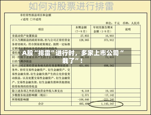 A股“排雷”进行时	，多家上市公司“栽了”！-第2张图片