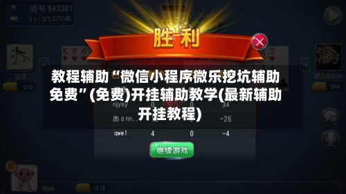 教程辅助“微信小程序微乐挖坑辅助免费	”(免费)开挂辅助教学(最新辅助开挂教程)-第3张图片